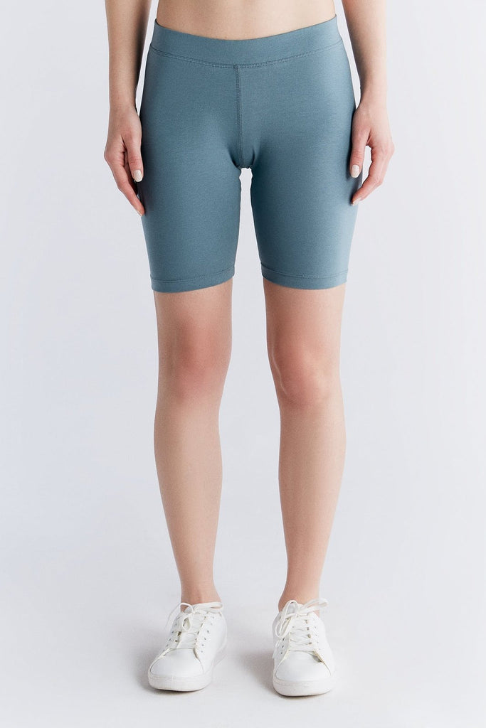 1417-066 | Women Bike Shorts - Tapestry Blue