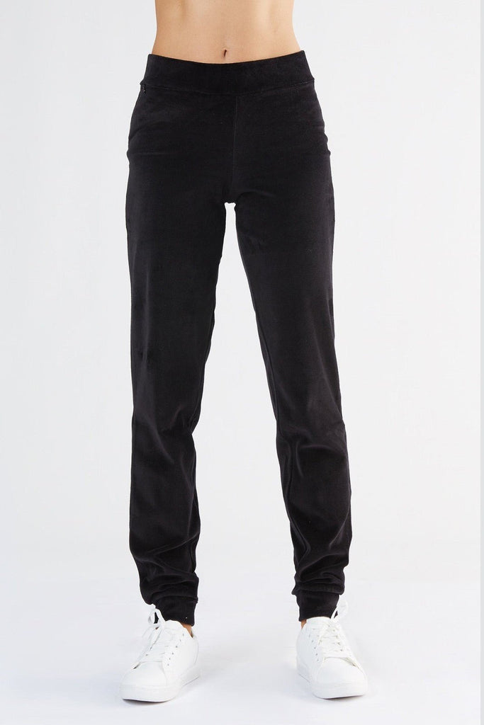 1466-01 | Women velour Pant - Black