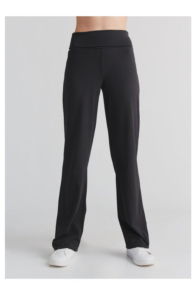 1726-021 | Women Pant with high waistband - Black