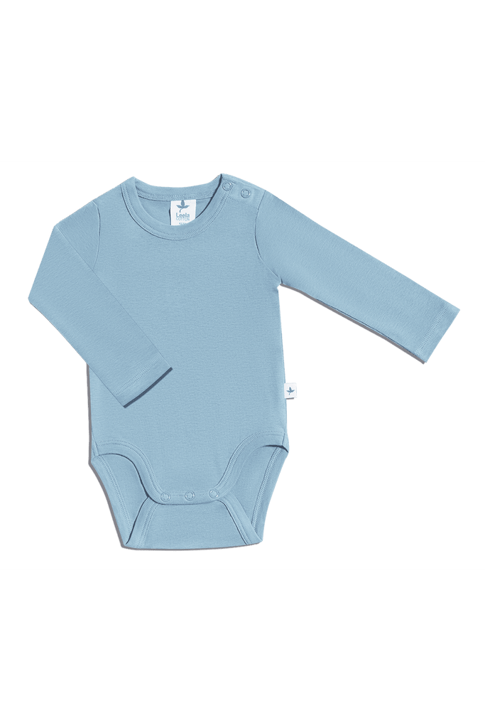 2005TB | Baby Long-Sleeve Body - Blue Grey