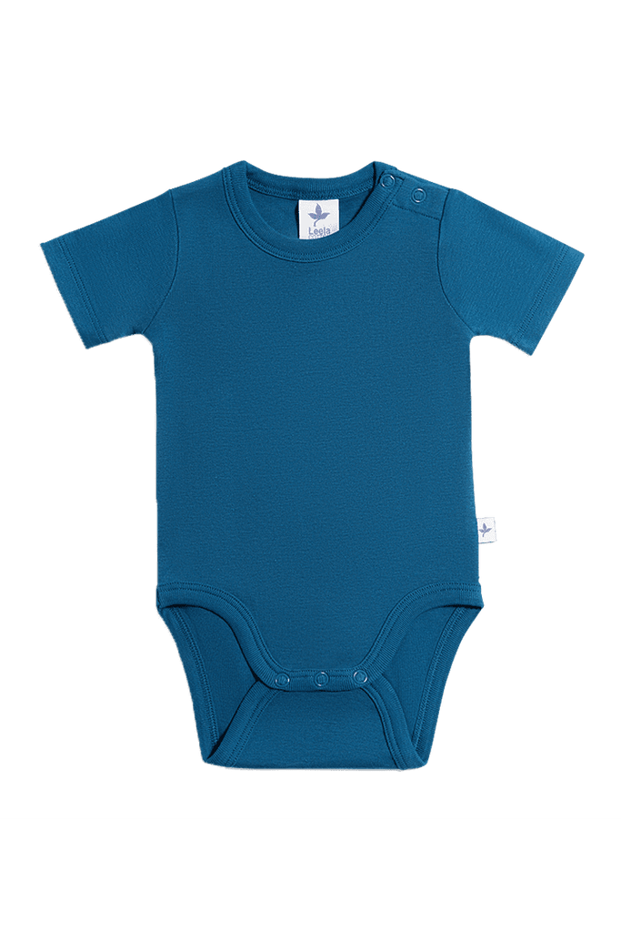 2006DB | Baby Kurzarmbody - Donaublau