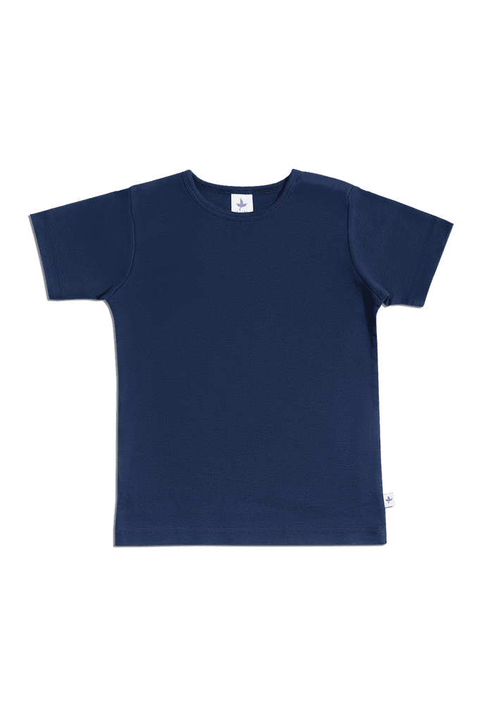 2010ID | Kinder Basic Kurzarmshirt - Indigo