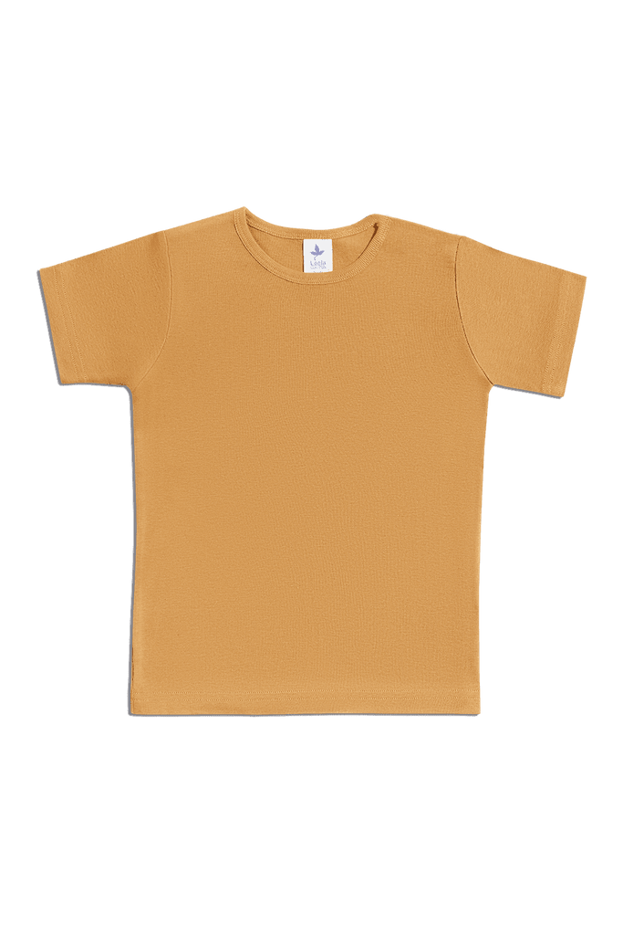 2010IN | Kinder Basic Kurzarmshirt - Ingwer