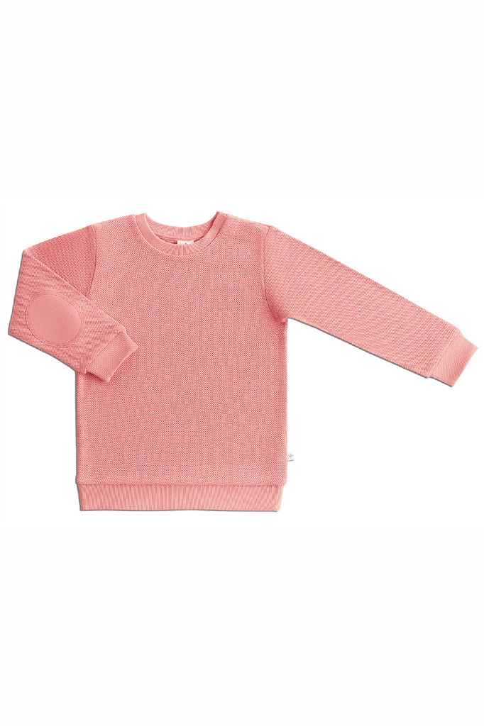 2017 VR | Kids Piqué-Basic Sweatshirt - Rosé