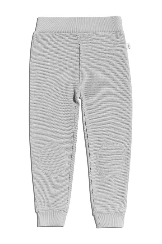 2028 GM | Kids Piqué Pants - Gray