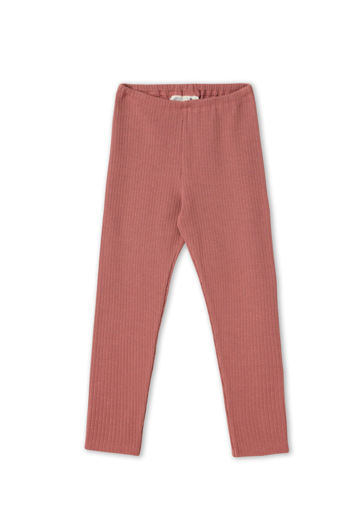 2052 WR | Ribbed-Leggings - Withered Rose