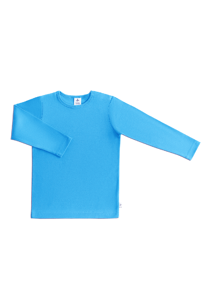 2060NO | Kids Basic Long Sleeve Shirt - Nordic Blue