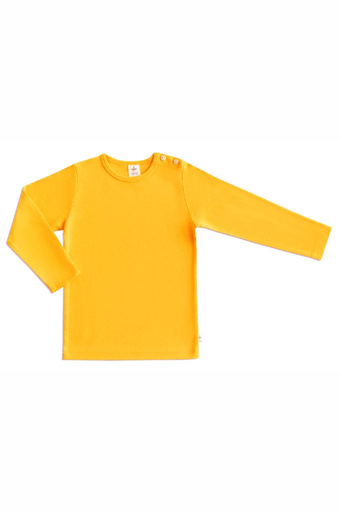 2060O | Kids Basic Long Sleeve Shirt - Yellow