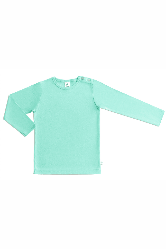 2060 TU | Kids Basic Long Sleeve Shirt - Turquoise