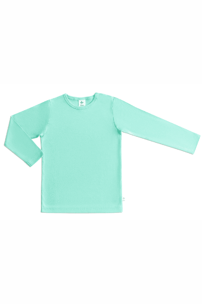 2060 TU | Kids Basic Long Sleeve Shirt - Turquoise