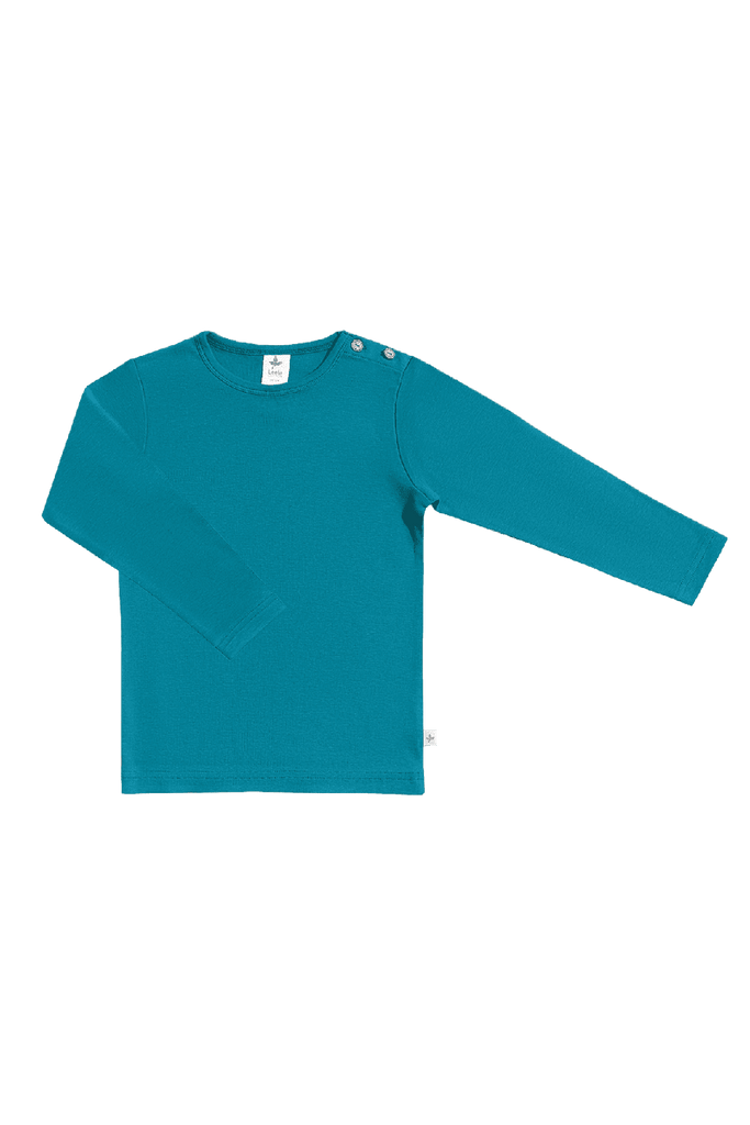 2065 | Kids Basic Long Sleeve Shirt - Ocean Blue