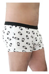 2121-10 | Herren Trunkshorts - Weiss-Schwarz