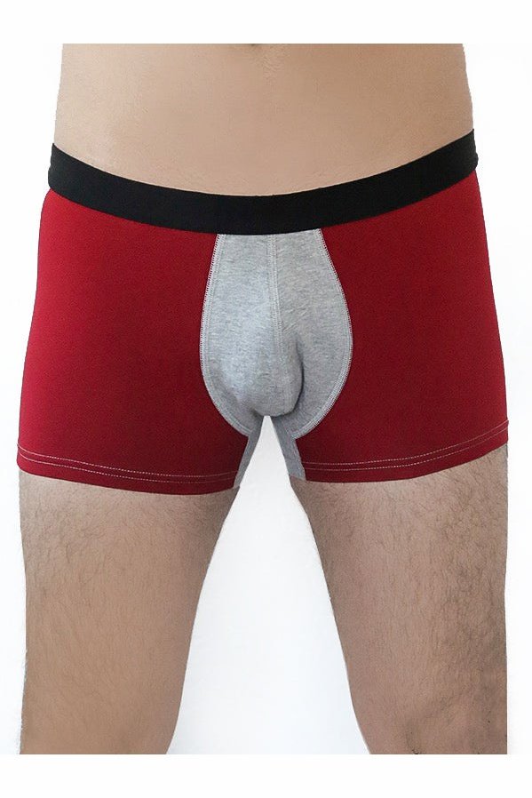 2121-15 | Men Trunkshorts - Red-Grey