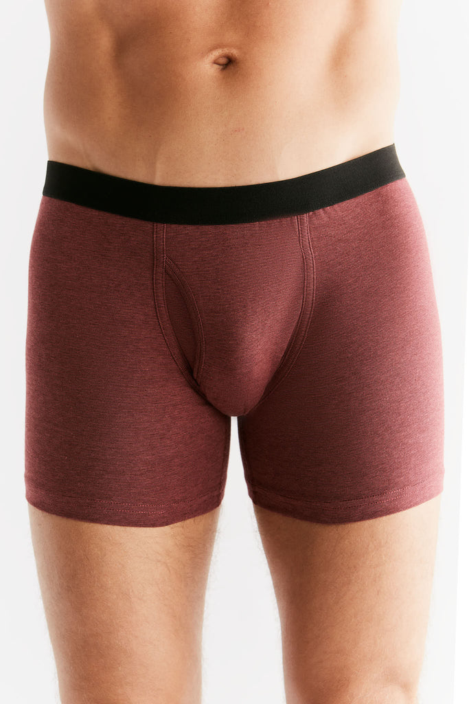 2131-062 | Men Boxershorts - Rust red/Coffee