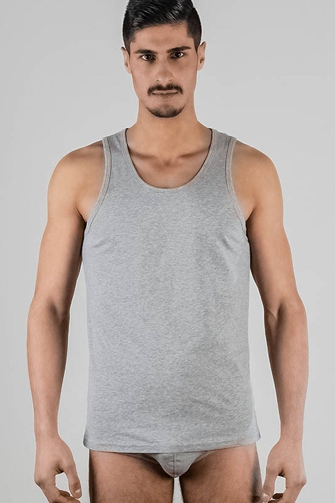 2221-03 | Men Tanktop - Grey Melange