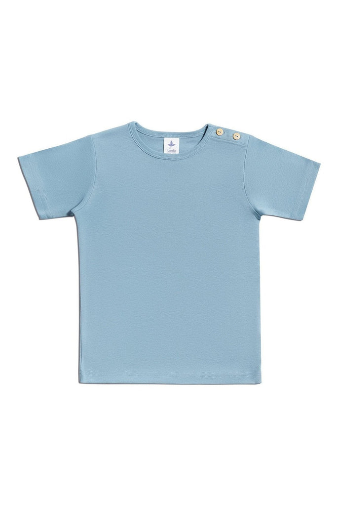 2285 | Kids Basic T-Shirt  - Blue Grey