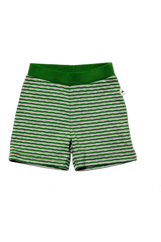 2294 | Baby Shorts - Forest Green/Beige Melange