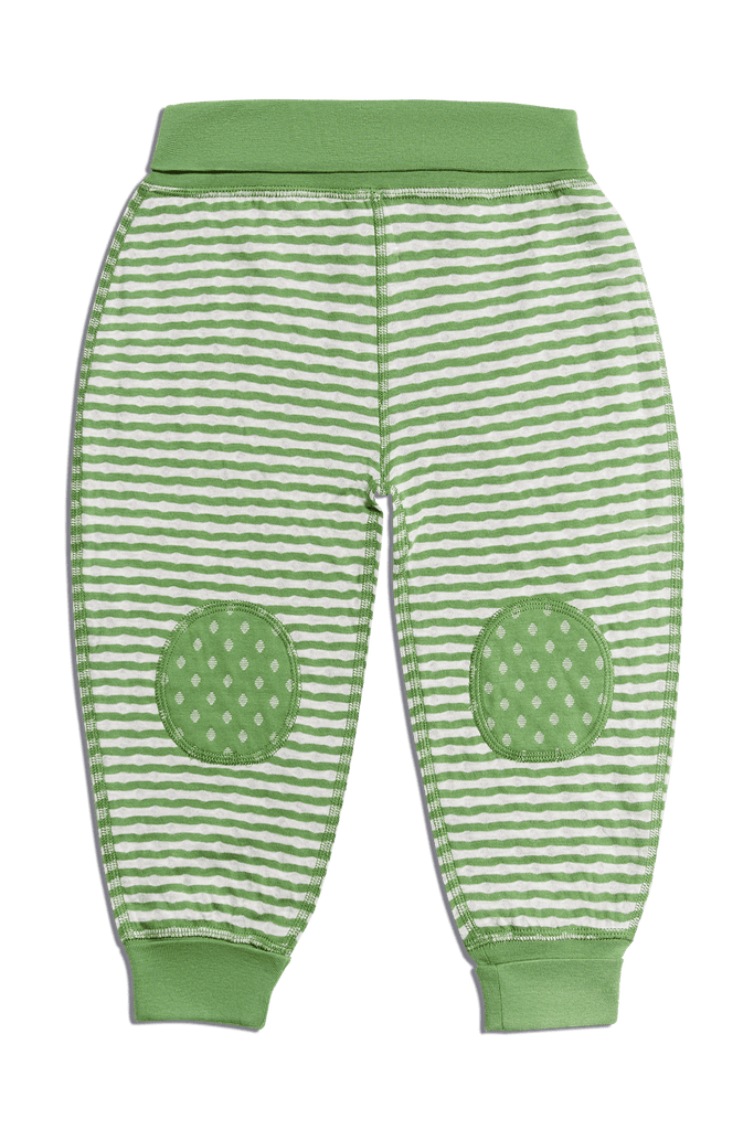 2299 | Kids Reversible Pant - Forest Green-Beige-Melange