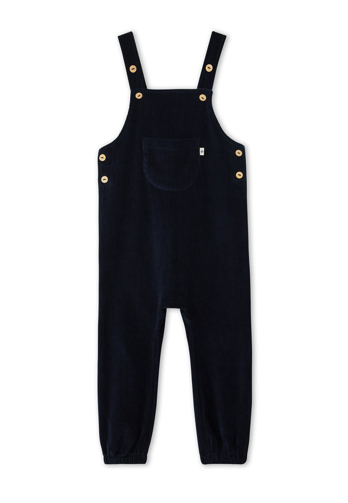 2444 AB | Corduroy Dungarees - Night blue