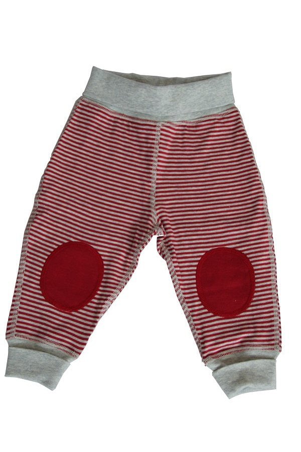 2466 | Kids Reversible Pants - Grey/Brick-Red