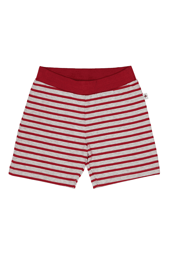 2467 | Kids Shorts - Brick Red-Beige