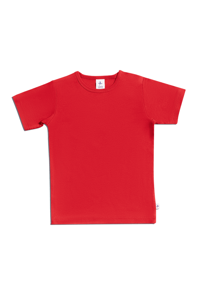 2469 | Kids Basic T-Shirt - Brick-Red