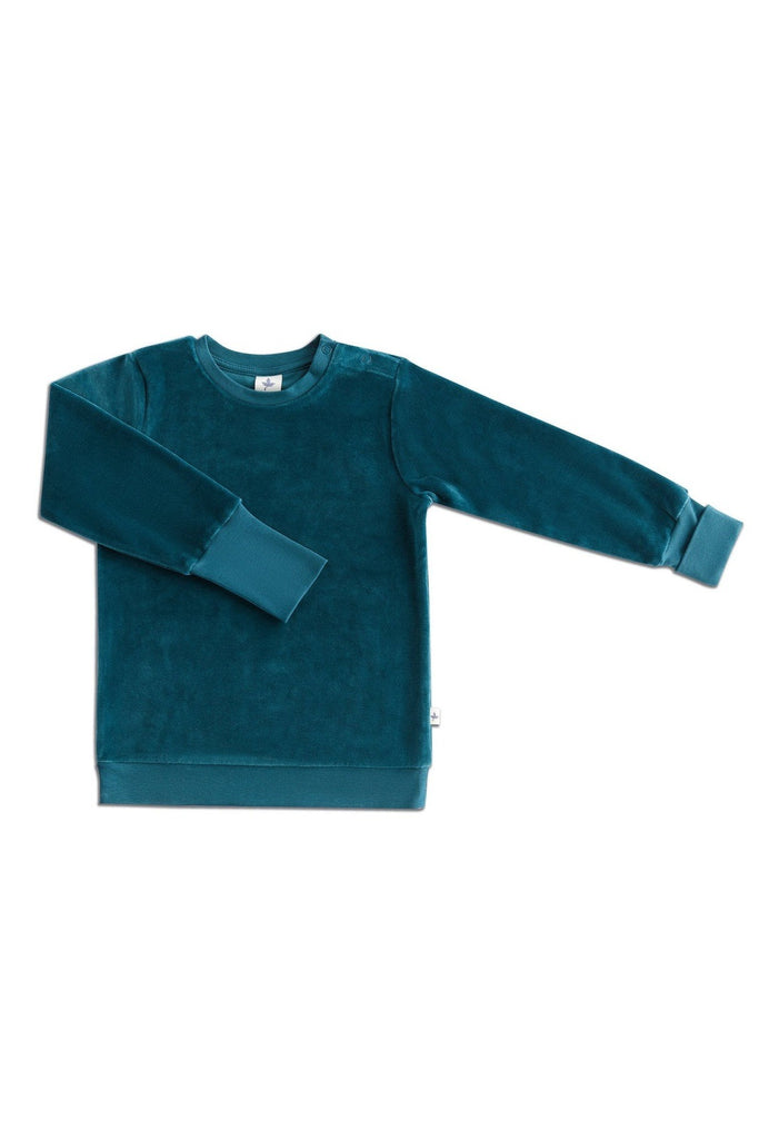 2477 TN | Kids velour Sweatshirt - Fir