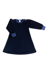 2624 AB | Kinder Cordkleid - Nachtblau