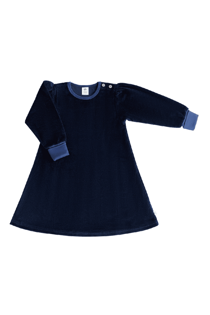 2624 AB | Kids Corduroy Dress - Night blue