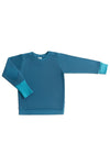 2847 | Kinder Piqué-Sweatshirt - Donaublau