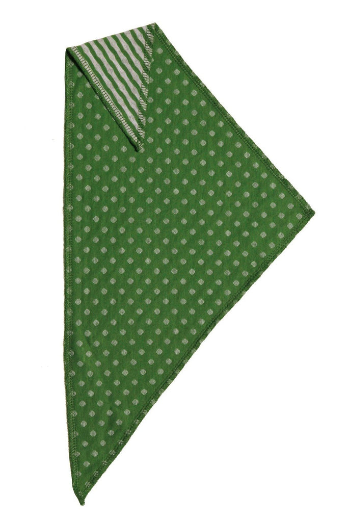 2853WS/4 | Triangular Scarf (4-Pack) - Forest Green-Beige-Melange