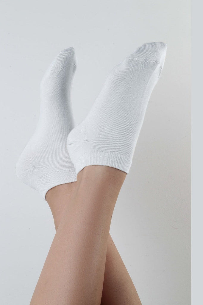 9307 | Unisex Trainer Socks (6-Pack) - Off-white