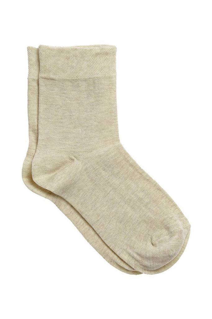 R-1111-07 | Unisex Socken - Beige-Melange (6er Pack)