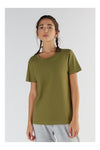 T1100-13 | TENCEL™ Active Damen Kurzarmshirt - Olive