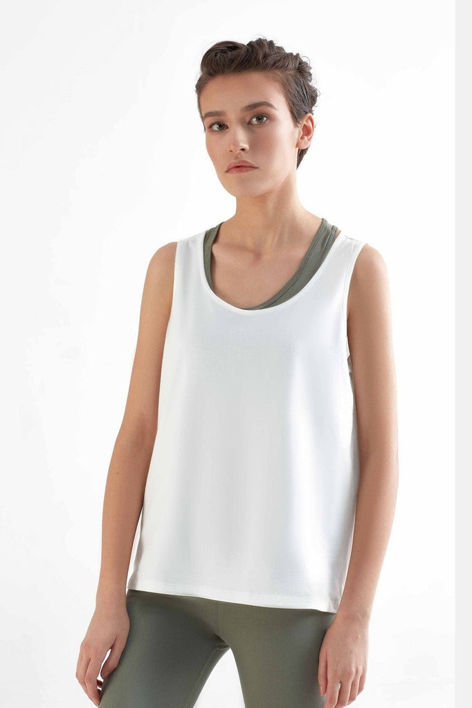 T1210-02 | TENCEL™ Active Women Top - White