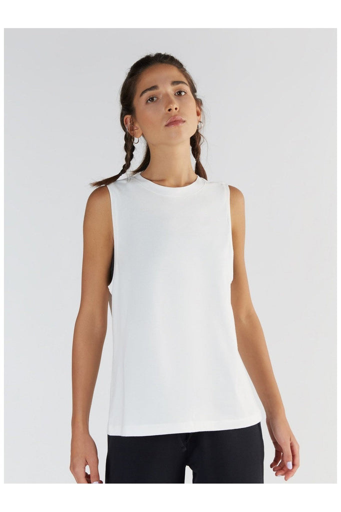 T1211-02 | TENCEL™ Active Women Top loose fit - White