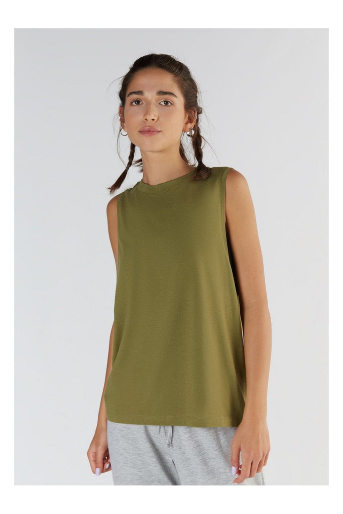 T1211-13 | TENCEL™ Active Women Top loose fit - Olive