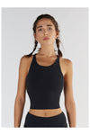 T1220-01 | Damen Crop Top - Black