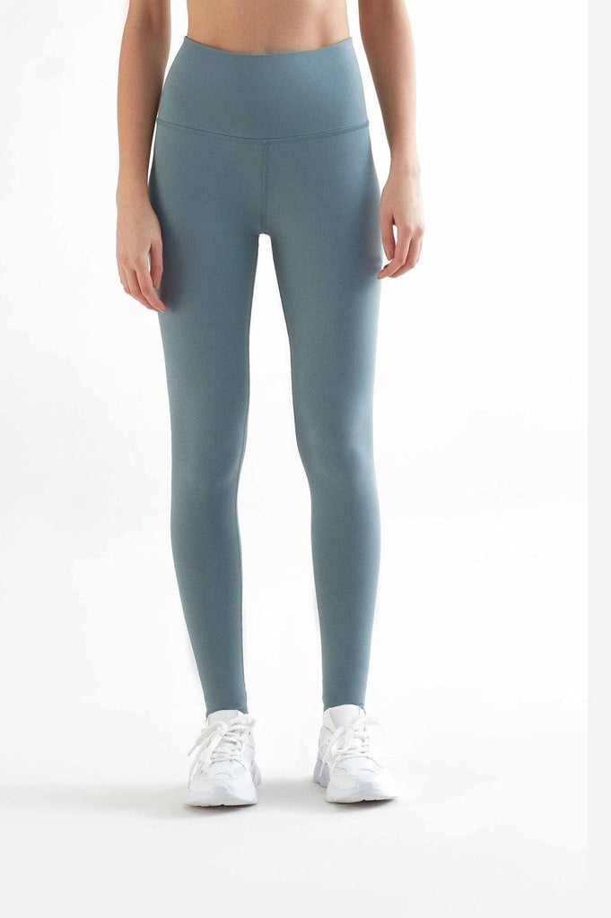 T1300-07 | Women Recycled Leggings - Light Grey