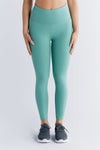 T1310-30 | Damen 7/8 Leggings recycelt - Malachite Green