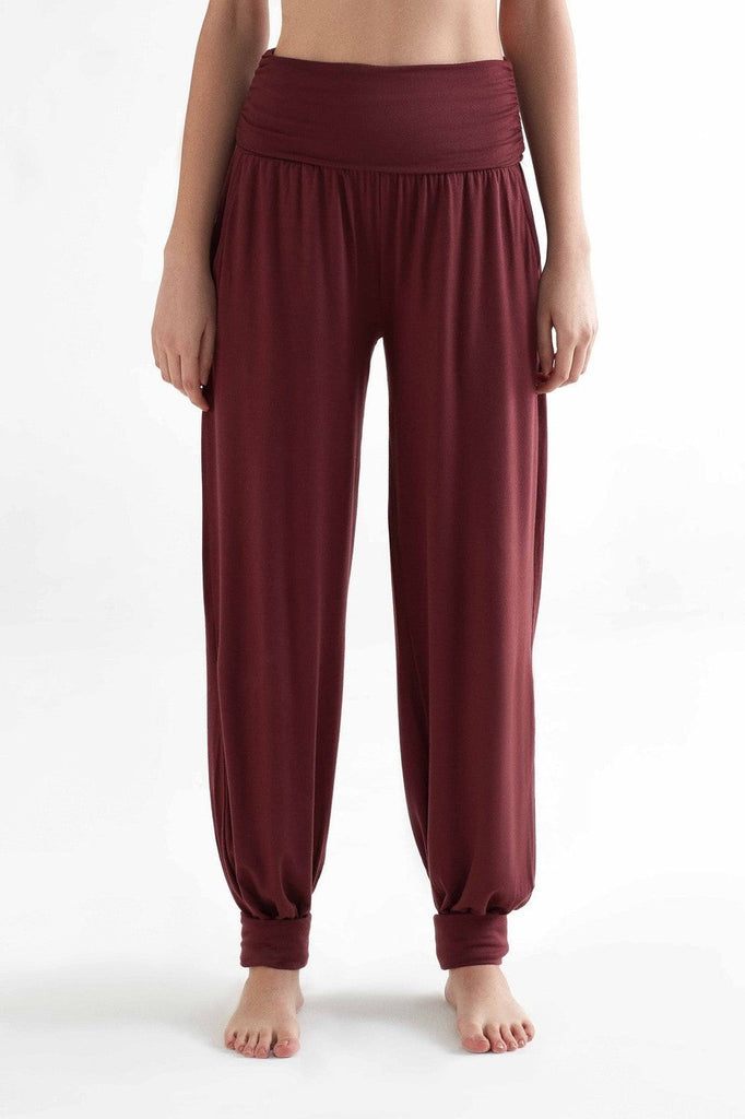 T1320-08 | TENCEL™ Intimate Women Yoga Pant - Burgundy