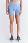 T1332-29 | Damen Fit Mini Shorts - Grapemist