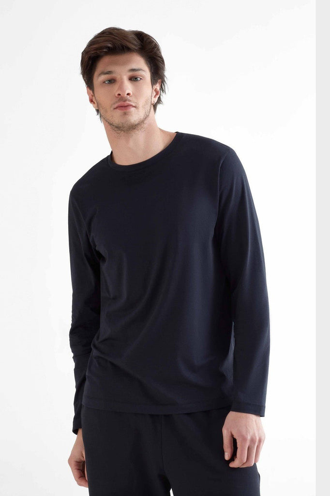 T2110-01 | TENCEL™ Active Men Long Sleeve - Black