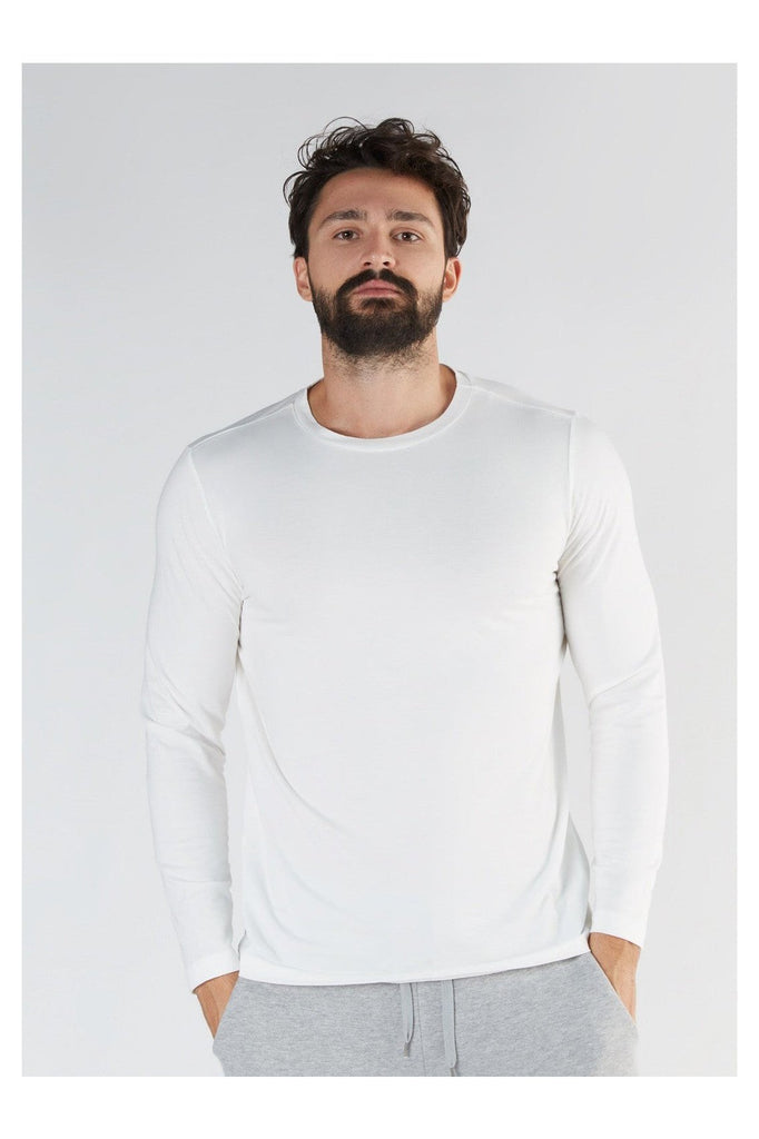 T2110-02 | TENCEL™ Active Men Long Sleeve - White