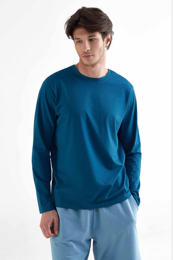 T2110-06 | TENCEL™ Active Men Long Sleeve - Teal