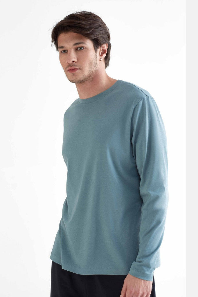 T2110-07 | TENCEL™ Active Men Long Sleeve - Light Grey