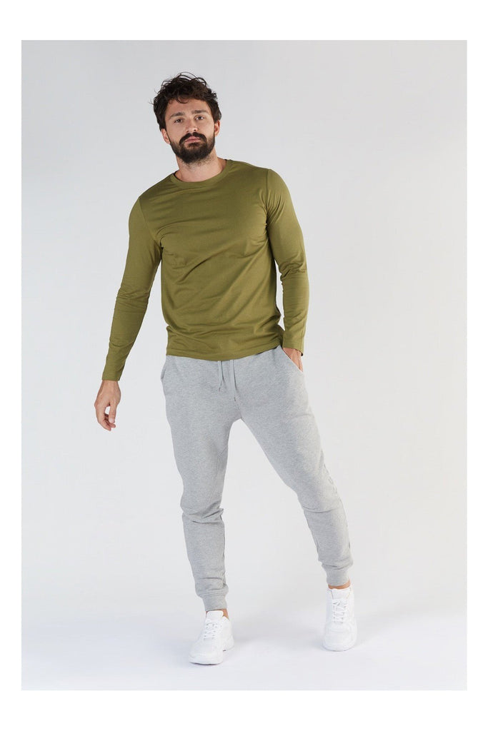 T2110-13 | TENCEL™ Active Men Long Sleeve - Olive