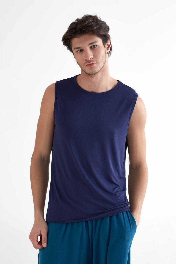 T2210-03 | Men Tanktop/Undershirt recycled - Navy