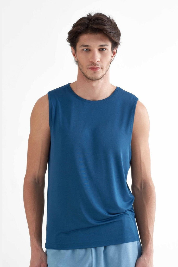 T2210-06 | Men Tanktop/Undershirt recycled - Teal