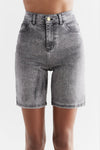 WA3015-163 | Damen Denim Shorts - Iron Gray